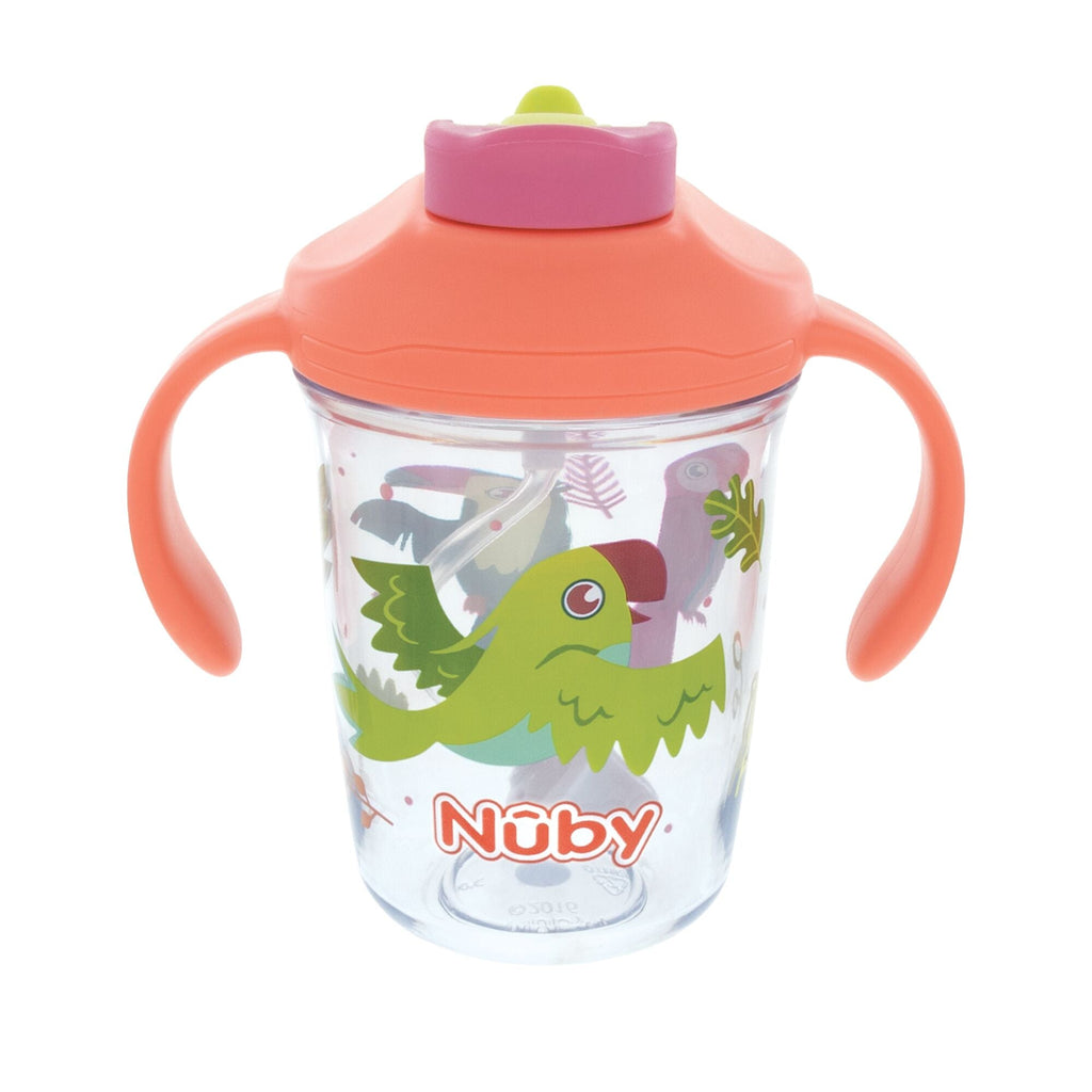 2-Handle Multi-Function Flip-It Cup | Tropical Birds (99Z8)