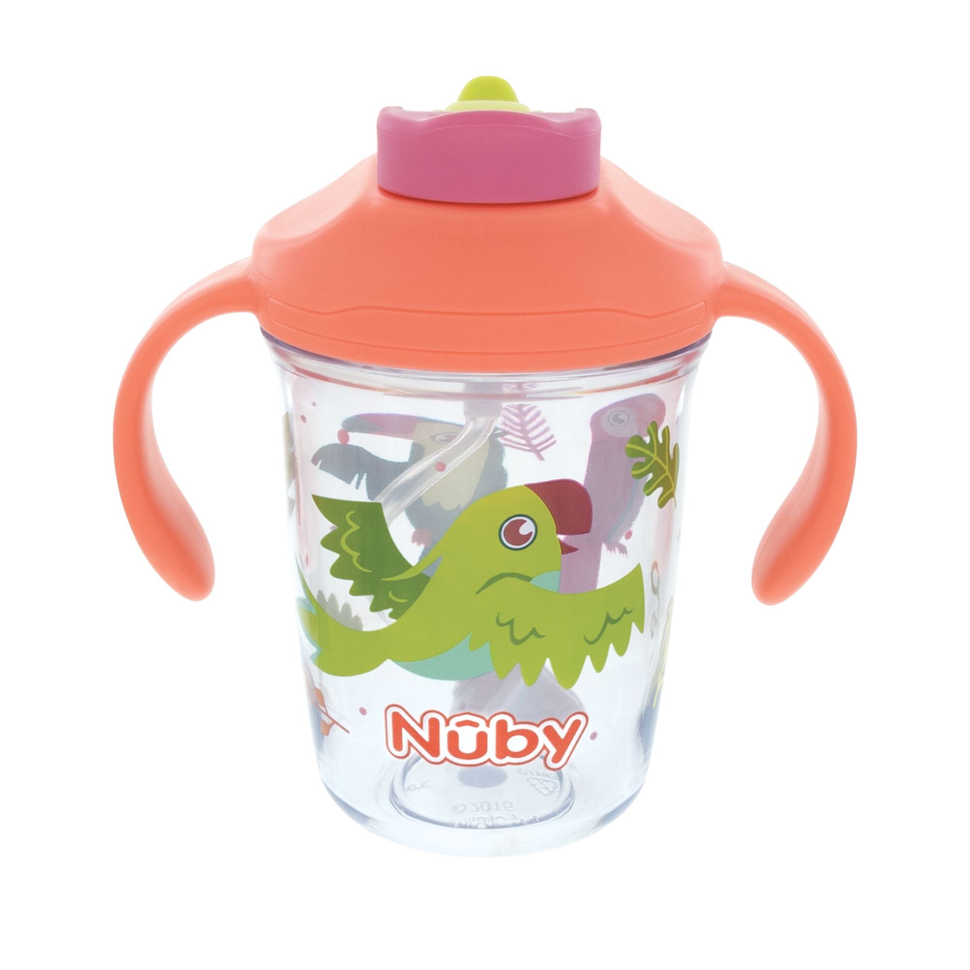 2-Handle Multi-Function Flip-It Cup | Tropical Birds (99Z8)
