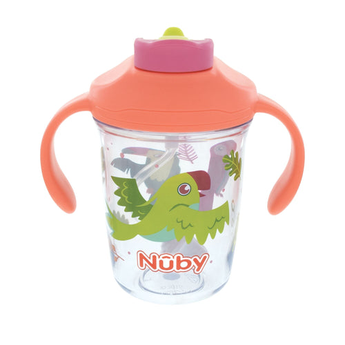 2-Handle Multi-Function Flip-It Cup | Tropical Birds (99Z8)