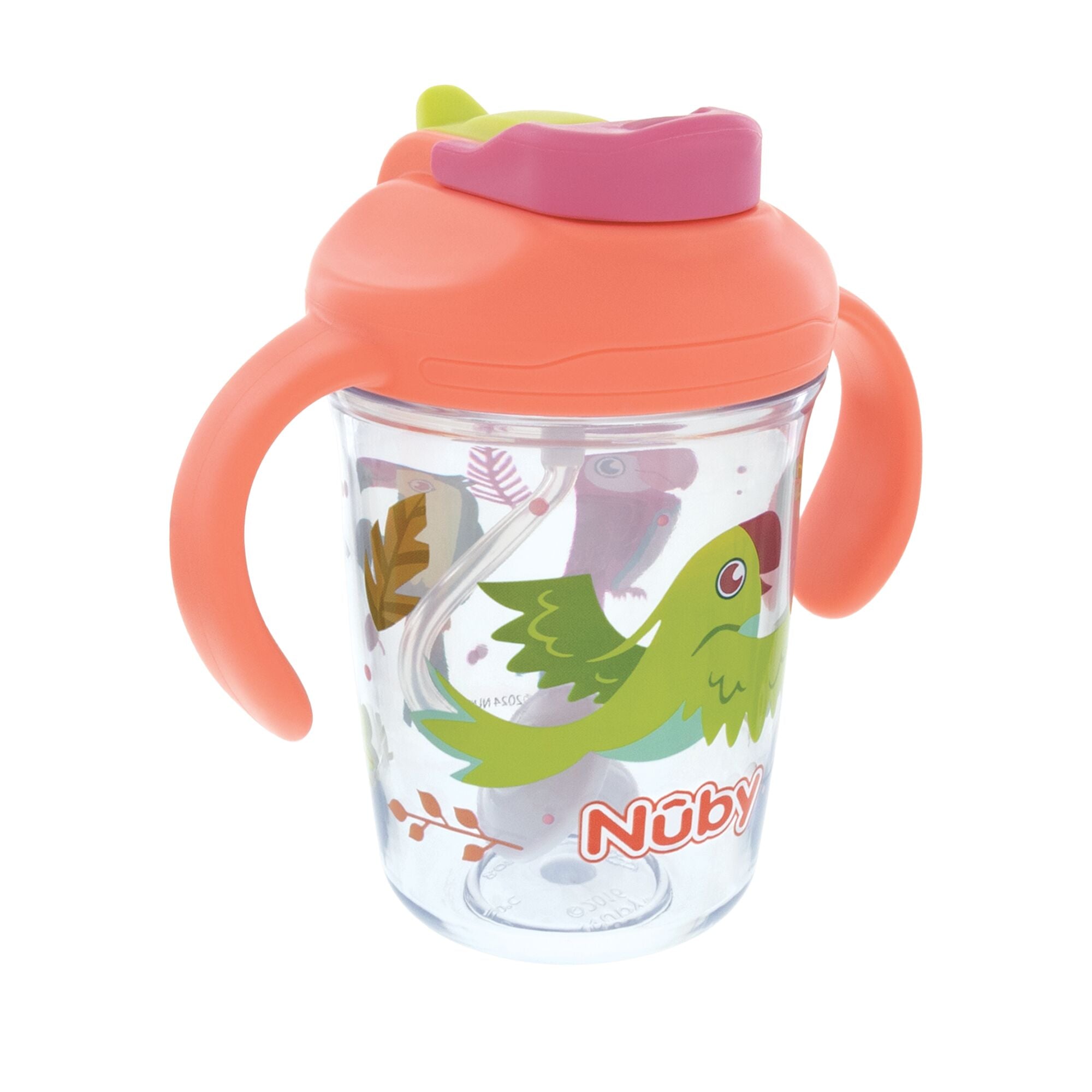 2-Handle Multi-Function Flip-It Cup | Tropical Birds (99Z8)