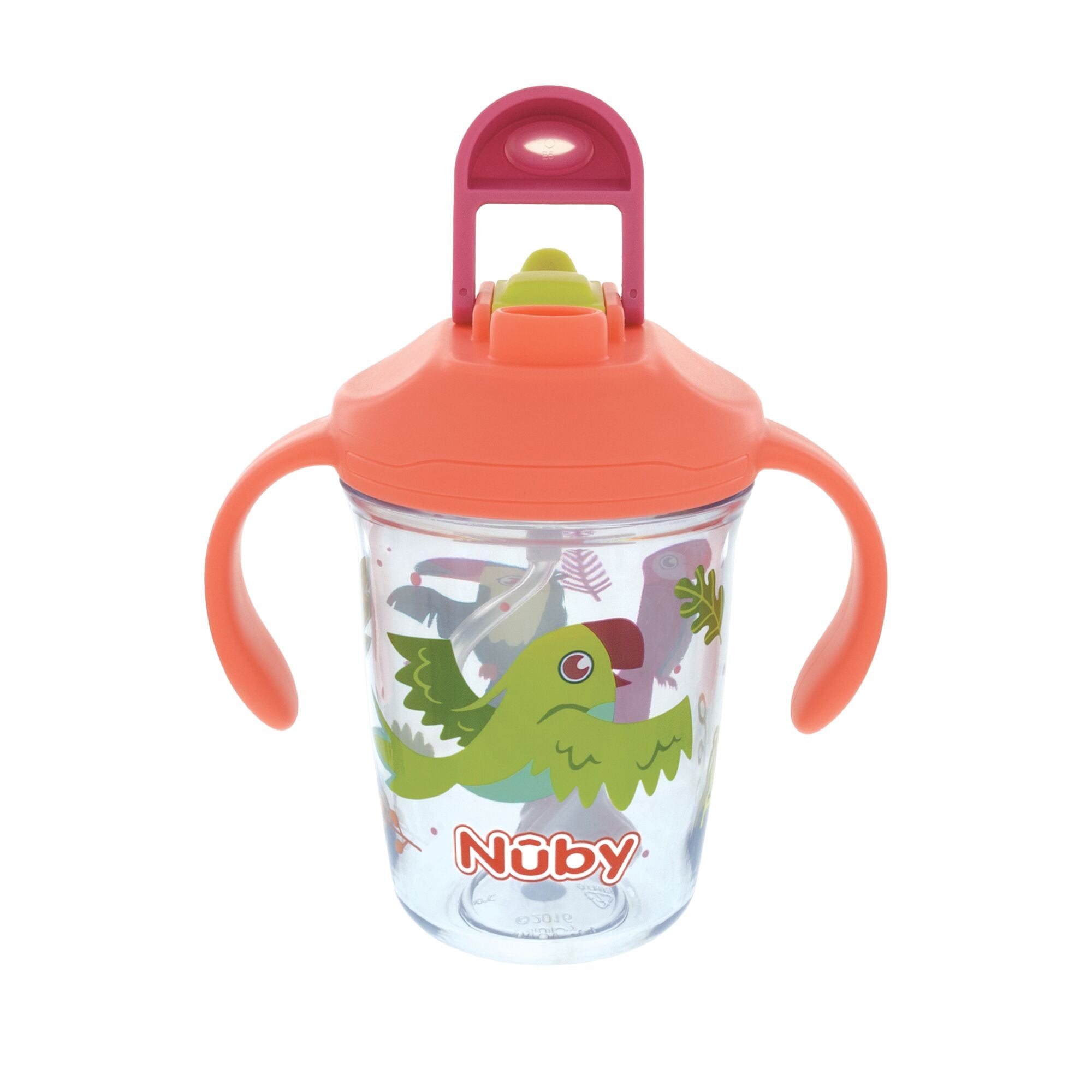 2-Handle Multi-Function Flip-It Cup | Tropical Birds (99Z8)