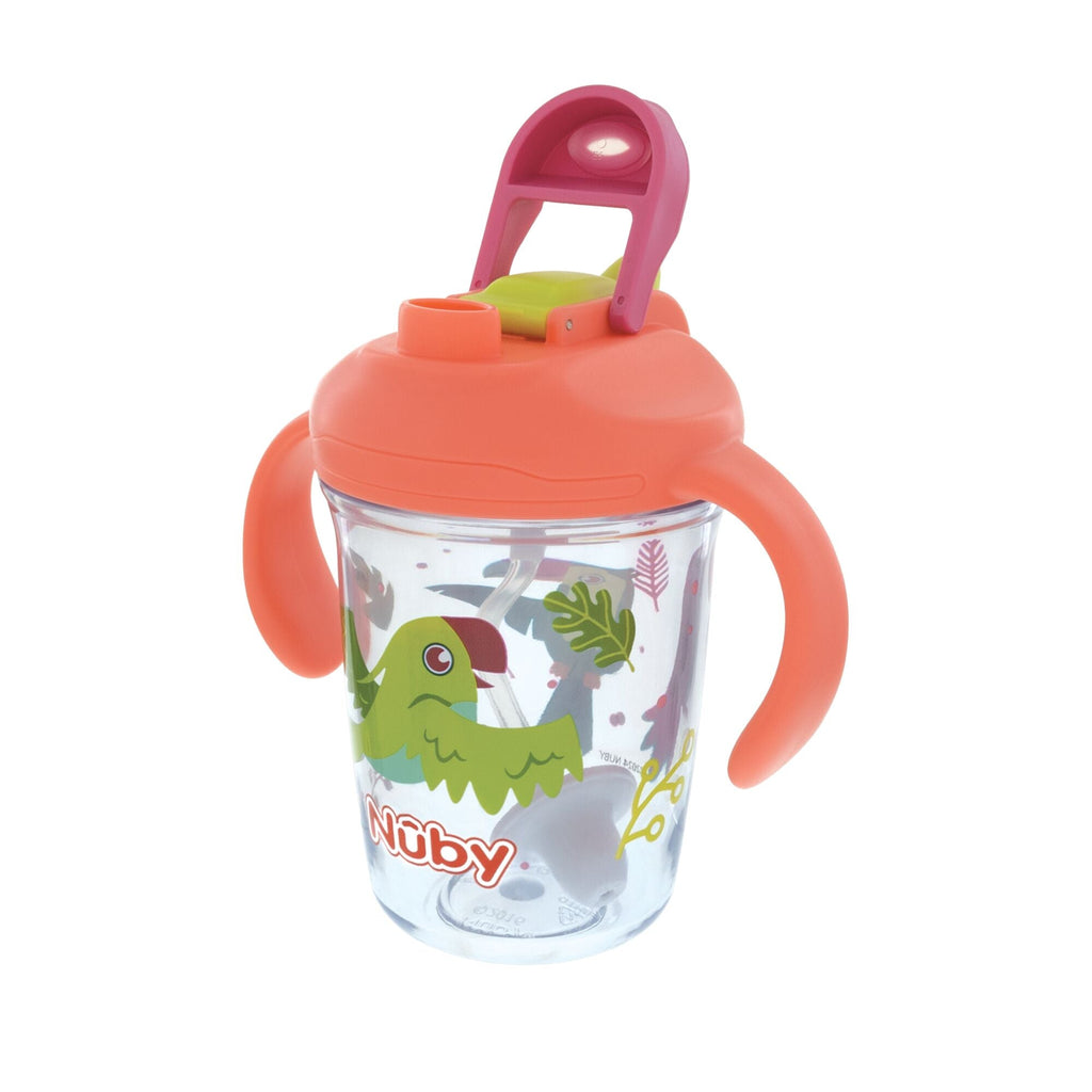 2-Handle Multi-Function Flip-It Cup | Tropical Birds (99Z8)