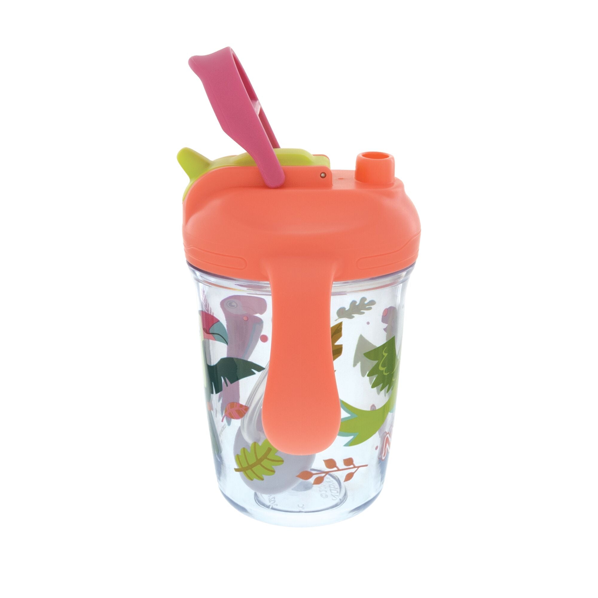 2-Handle Multi-Function Flip-It Cup | Tropical Birds (99Z8)