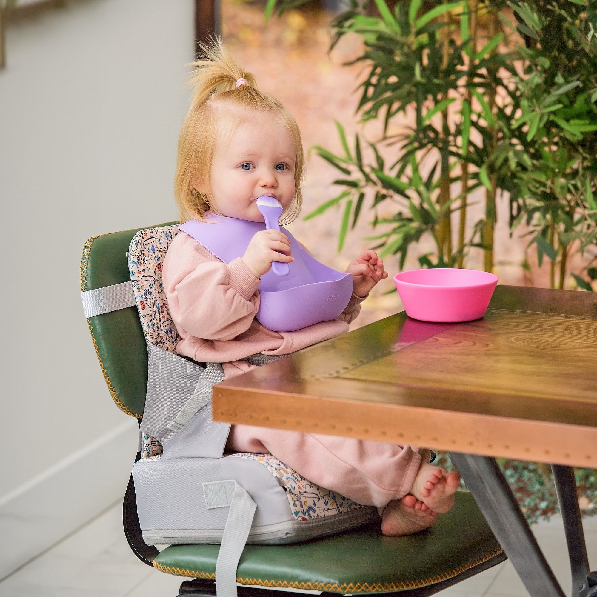 Easy Go High Chair Booster Seat | Animals (86D4)
