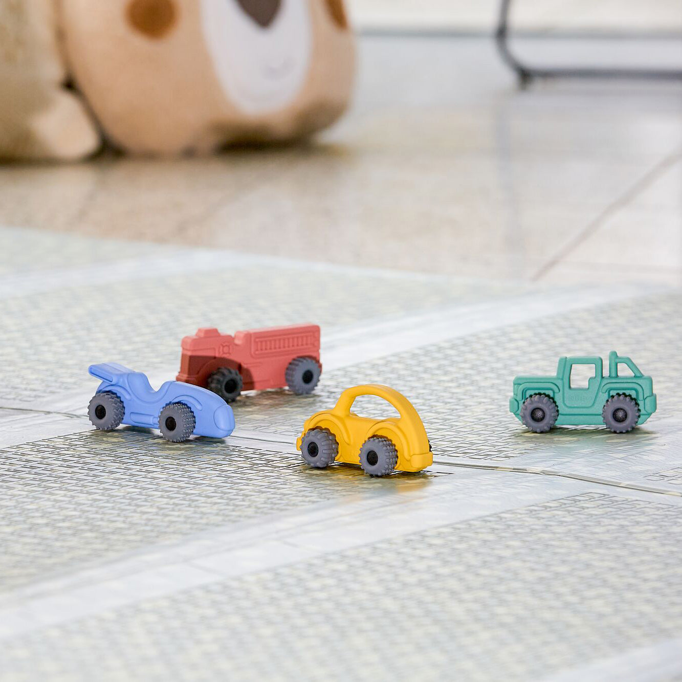Silicone Vehicle Teether Toy | Race Car (MBZ8)