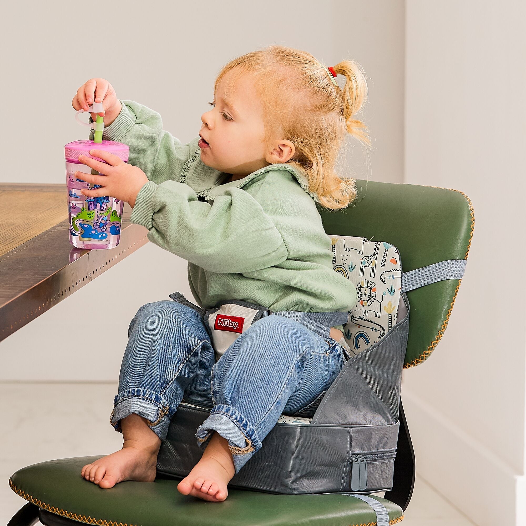 Easy Go High Chair Booster Seat | Animals (86D4)