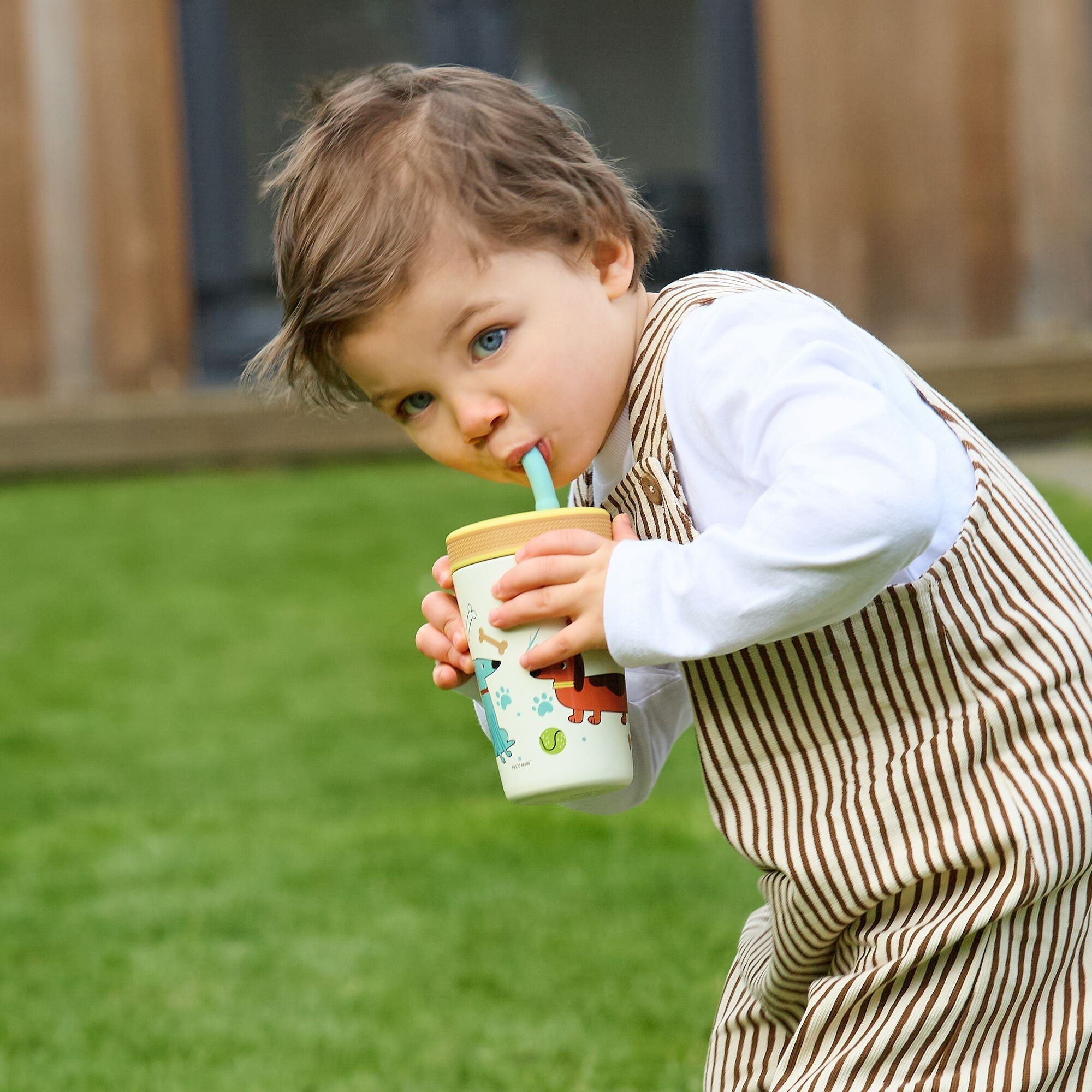 Thirsty Kids Flexstraw Stainless Steel Cup | Dogs (4VZR)