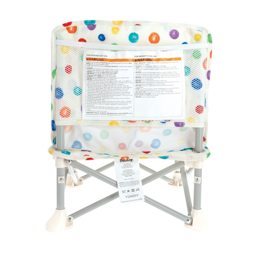 Pop Up Booster Seat | Color Dots (M7B6)
