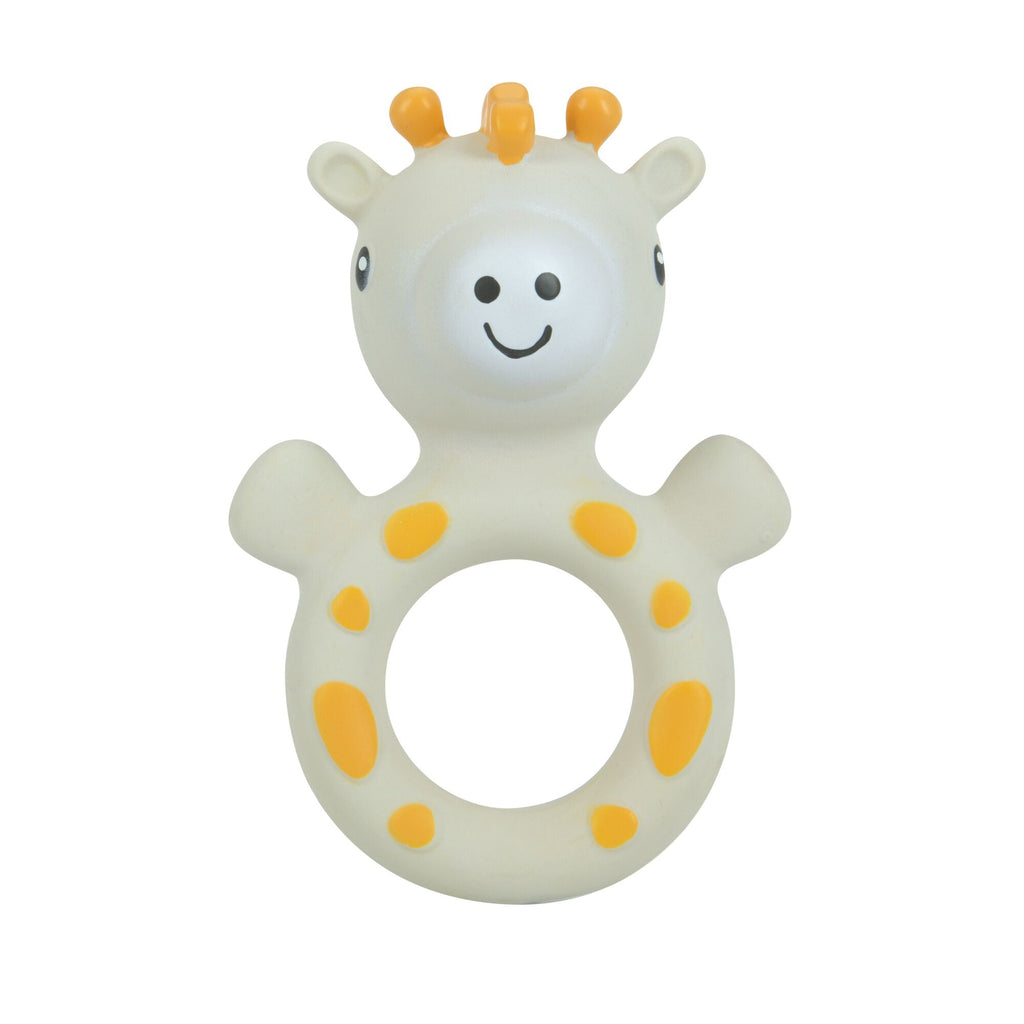 Jackie the Giraffe Natural Rubber Teething Ring | Giraffe (5184)