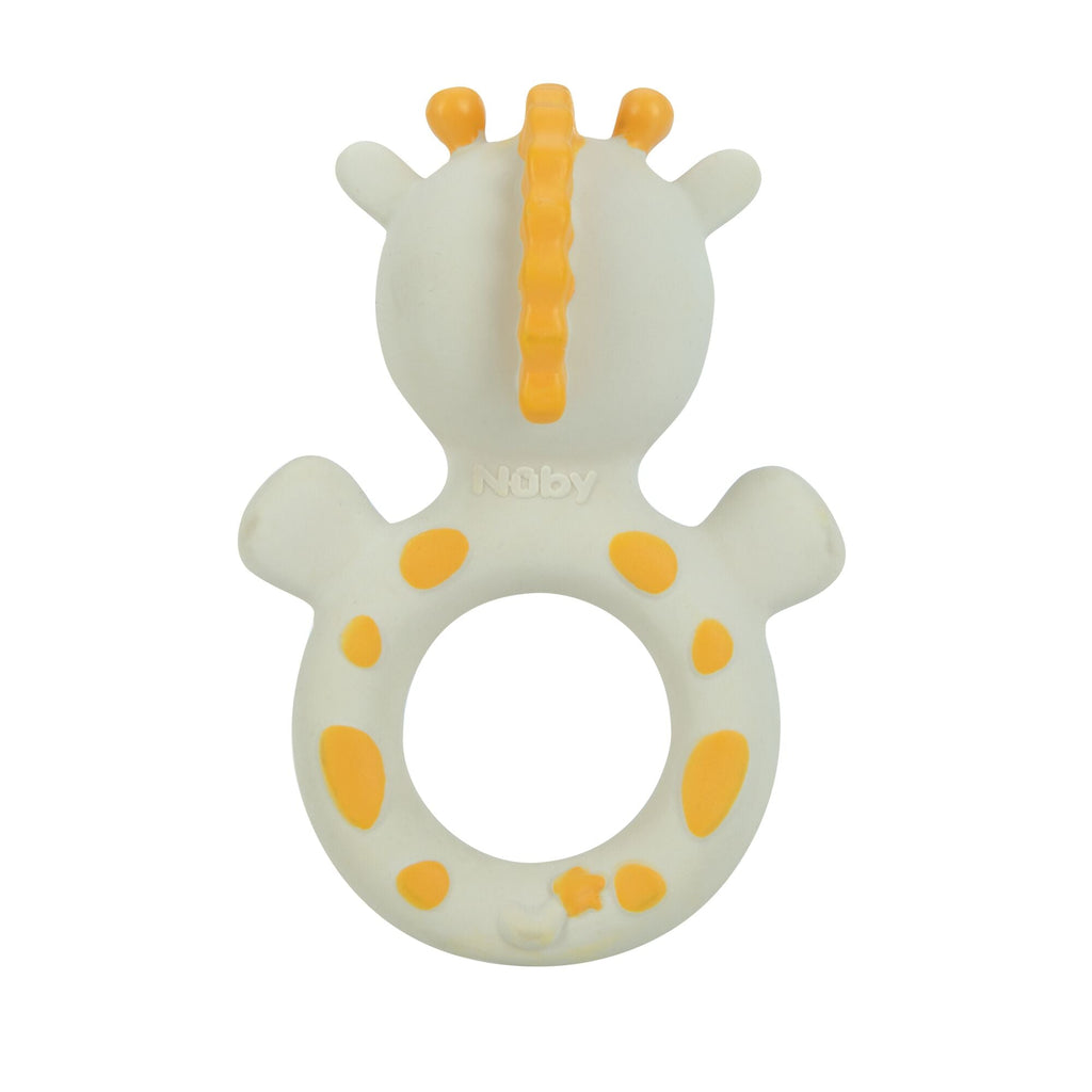 Jackie the Giraffe Natural Rubber Teething Ring | Giraffe (5184)