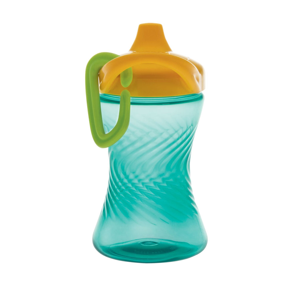 Hard Spout Sippy Cup with Carabiner (3 Pack) | Aqua/Red/Green (KMFB)