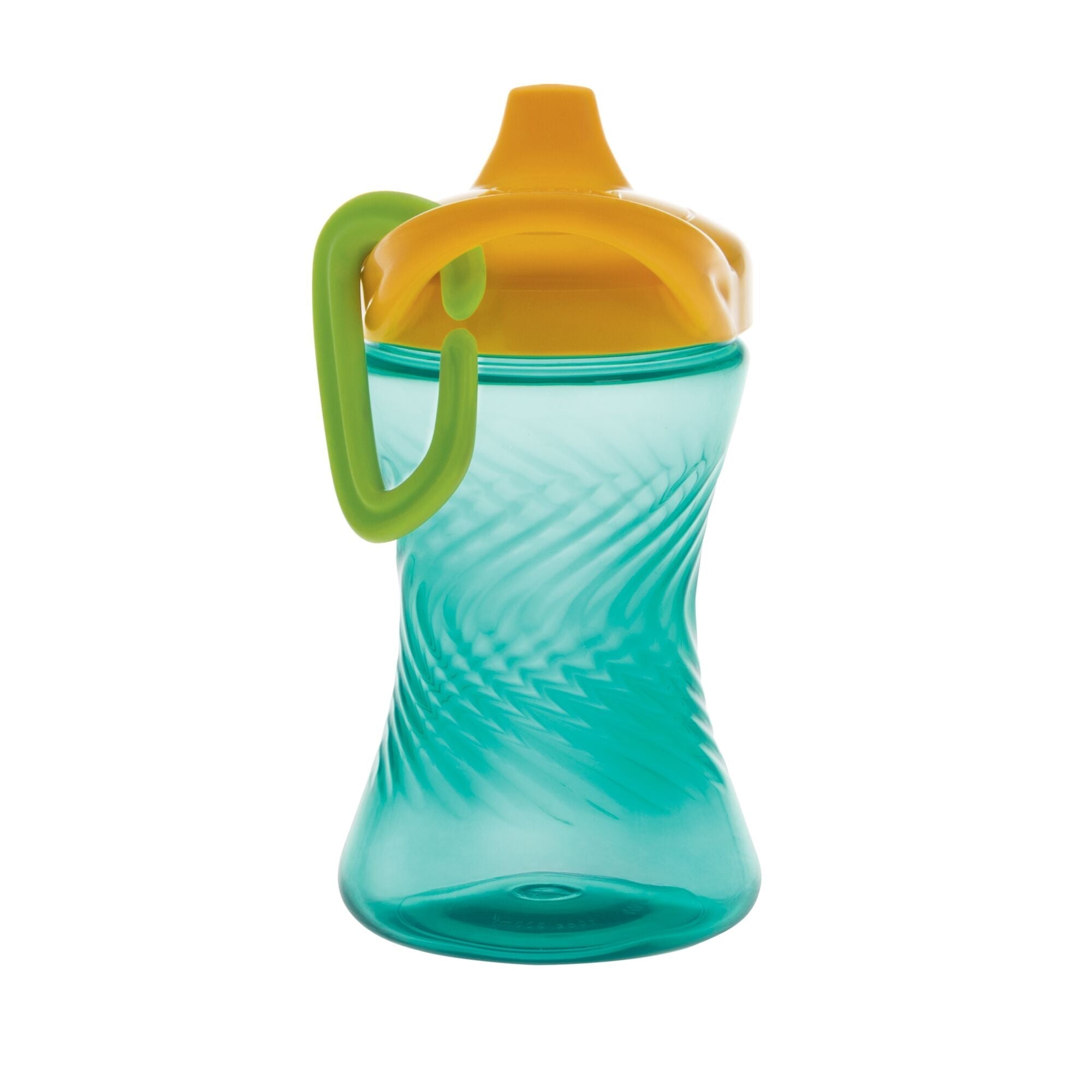 Hard Spout Sippy Cup with Carabiner (3 Pack) | Aqua/Red/Green (KMFB)