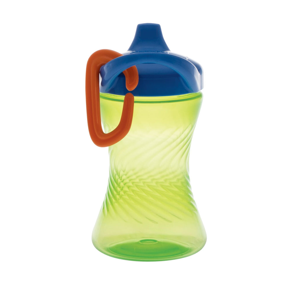 Hard Spout Sippy Cup with Carabiner (3 Pack) | Aqua/Red/Green (KMFB)