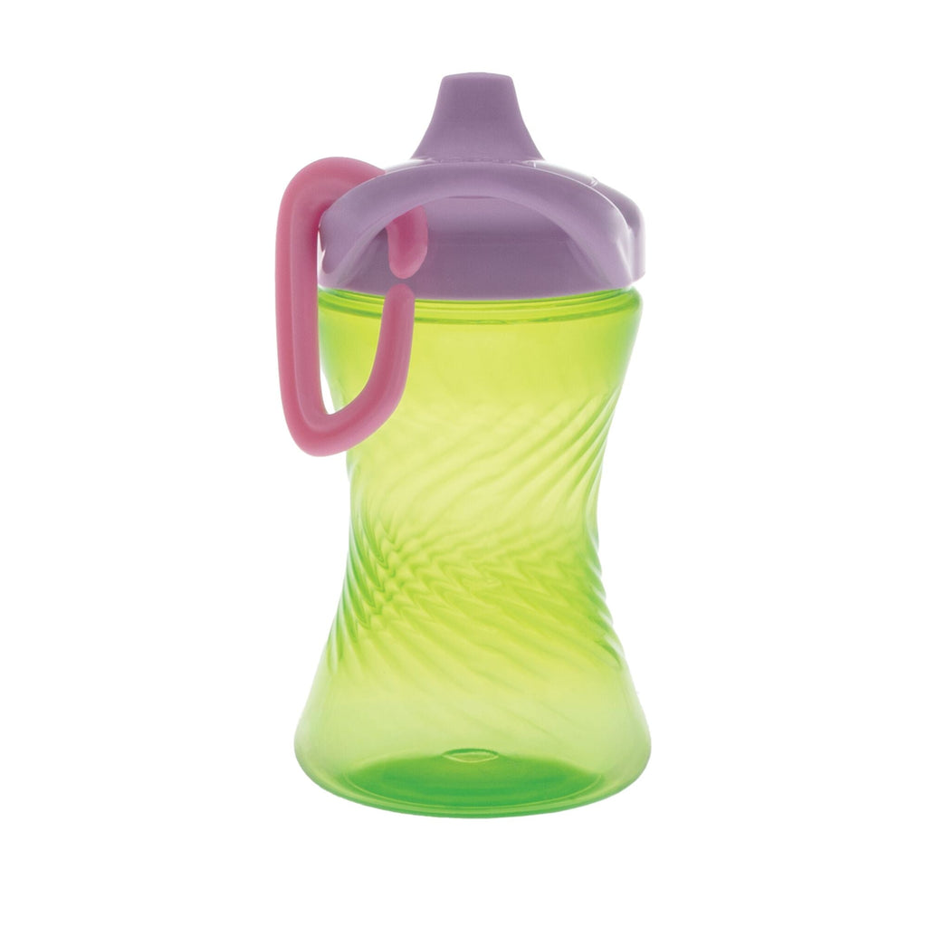 Hard Spout Sippy Cup with Carabiner (3 Pack) | Pink/Green/Purple (2IHE)