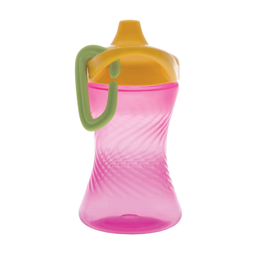 Hard Spout Sippy Cup with Carabiner (3 Pack) | Pink/Green/Purple (2IHE)
