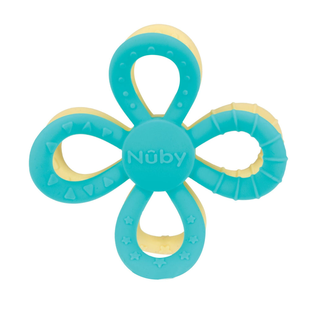 Fun Loops Teether | Aqua/Yellow (8HEI)
