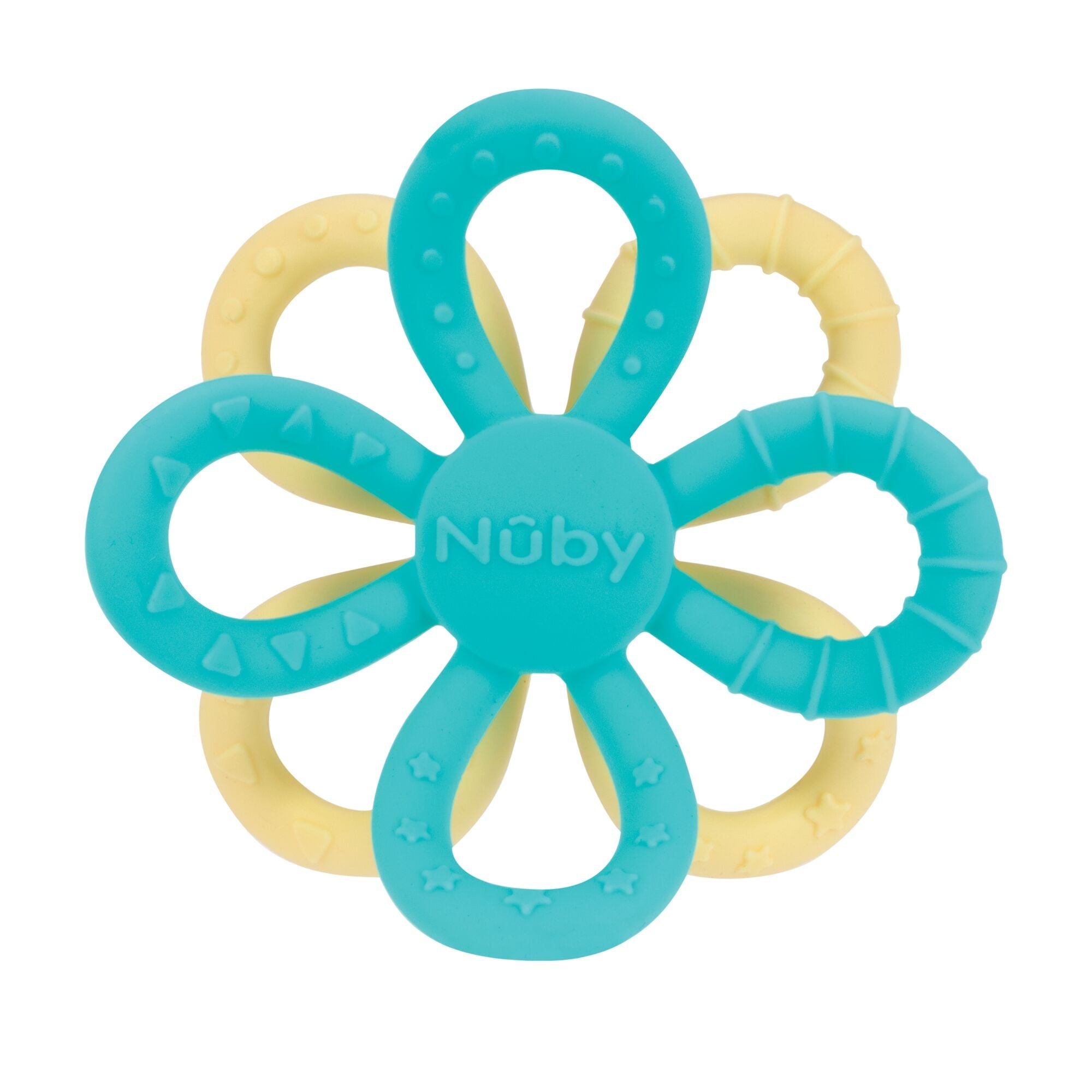 Fun Loops Teether | Aqua/Yellow (8HEI)