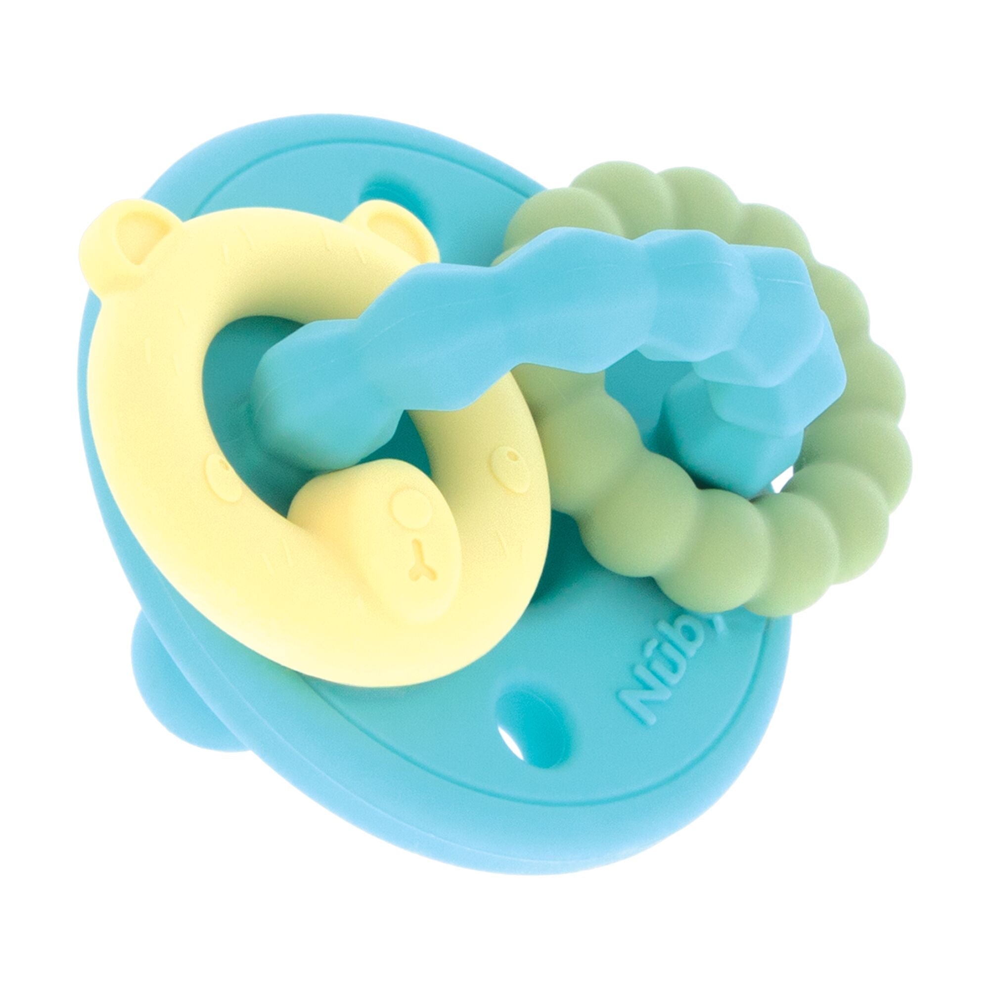 Silicone Charms (2 Pack) | Aqua/Yellow (S82S)
