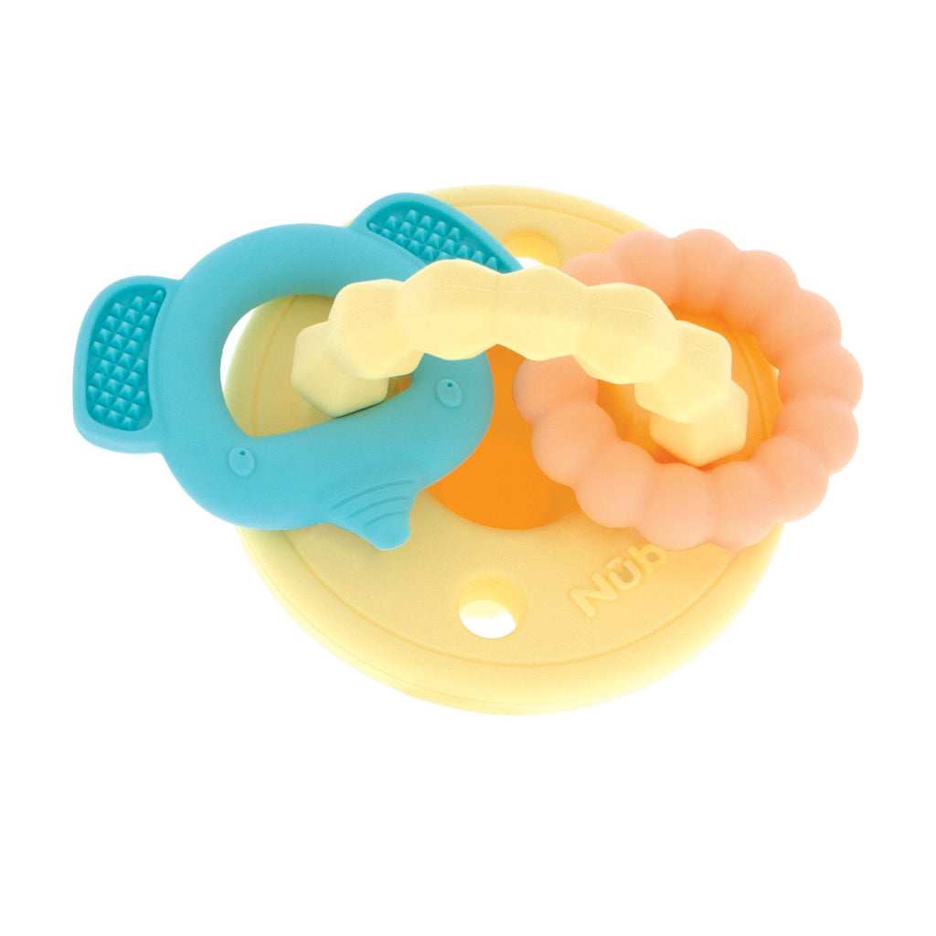 Silicone Charms (2 Pack) | Aqua/Yellow (S82S)
