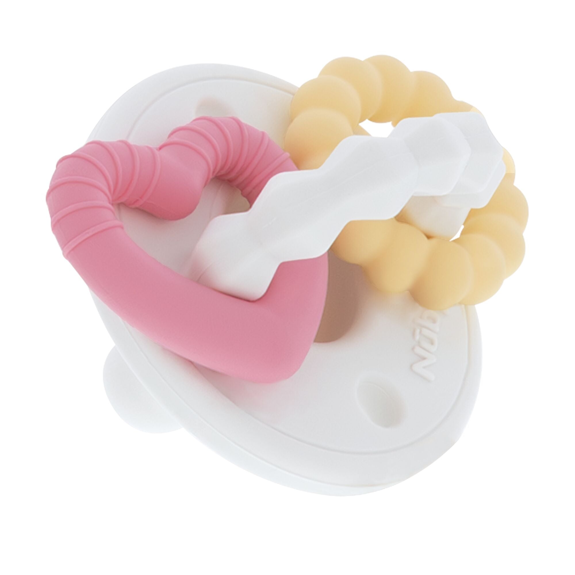 Silicone Charms (2 Pack) | Pink/White (2K76)