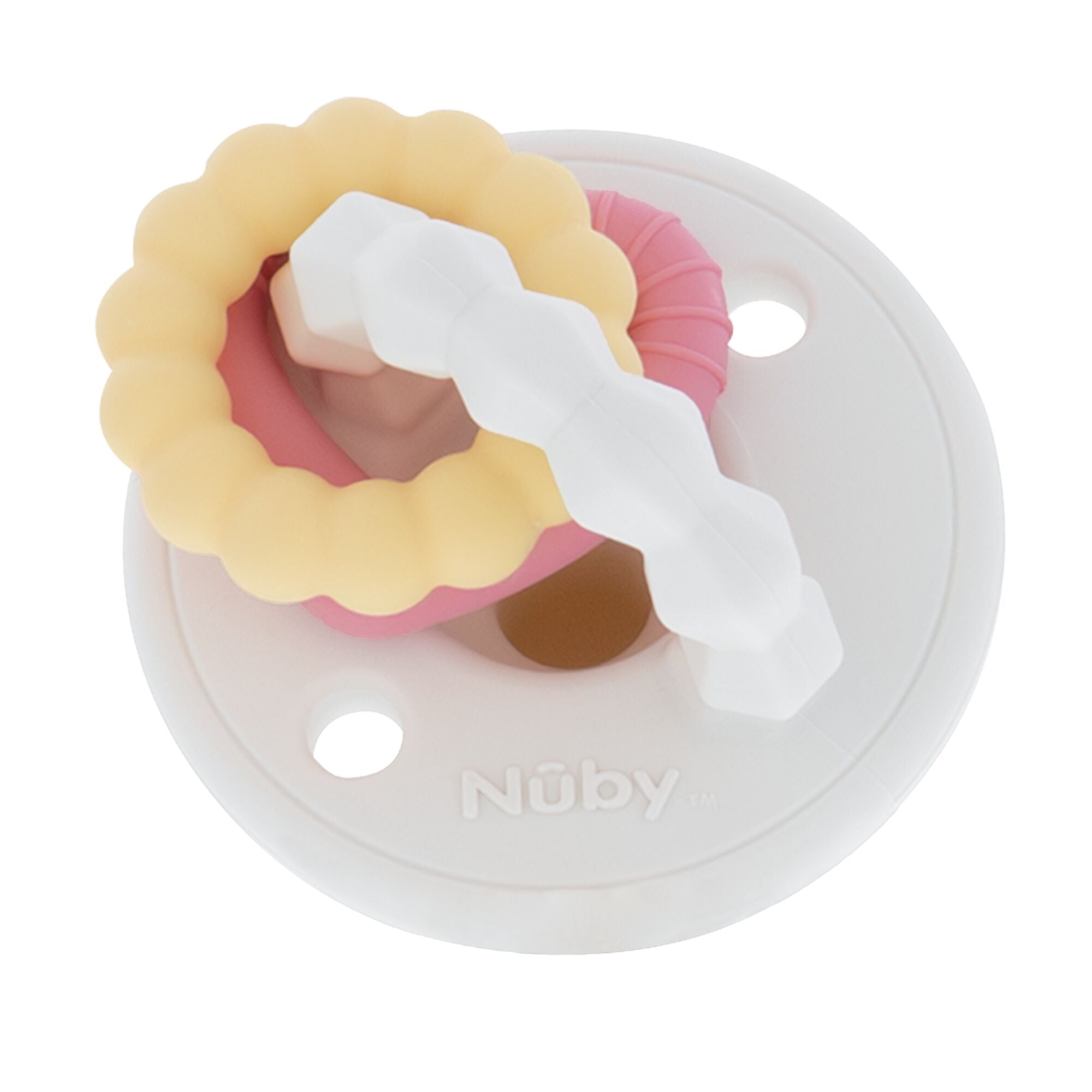 Silicone Charms (2 Pack) | Pink/White (2K76)