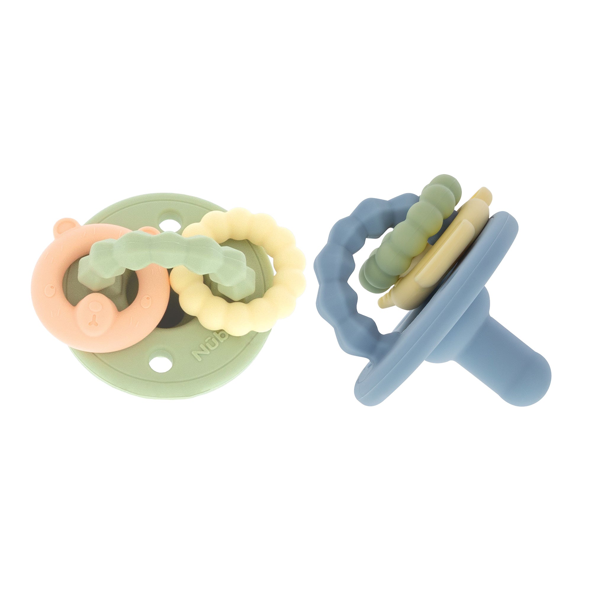 Silicone Charms (2 Pack) | Green/Blue (CXJ6)
