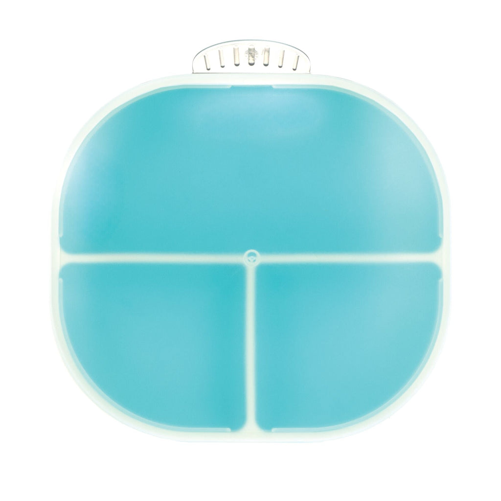 Rectangular Silicone Suction Plate (2 Pack) | Coral / Aqua (8LG0)