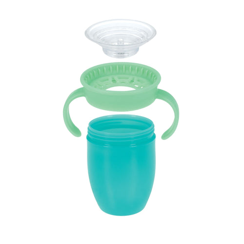 360 Wonder Cup with Handles (2 Pack - 5 oz) | Pink/Aqua (T808)
