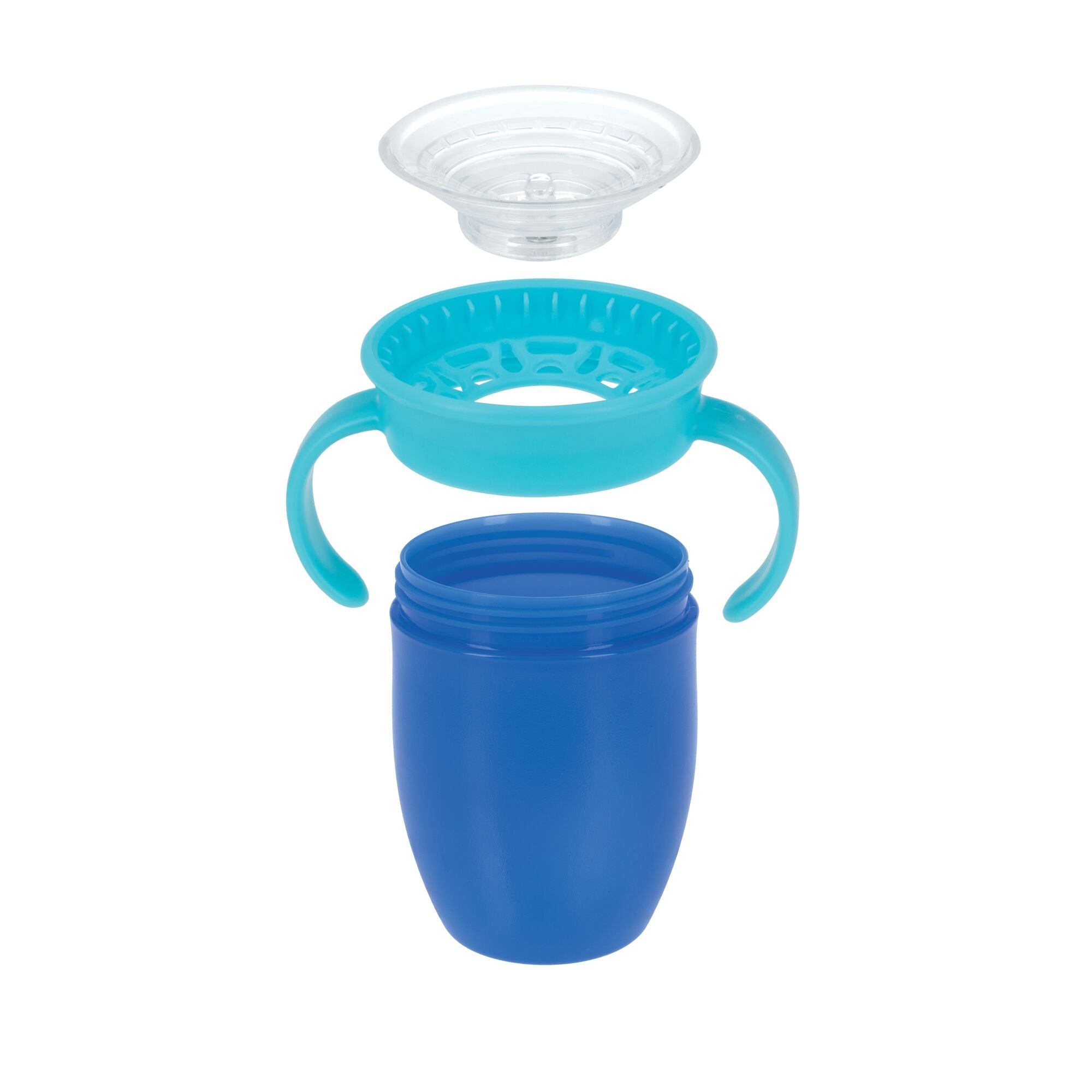 360 Wonder Cup with Handles (2 Pack - 5 oz) | Blue/Red (5RRO)