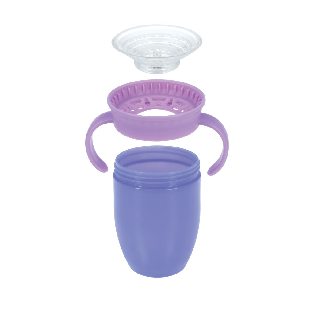 360 Wonder Cup with Handles (2 Pack - 7 oz) | Pink/Aqua (EOM2)