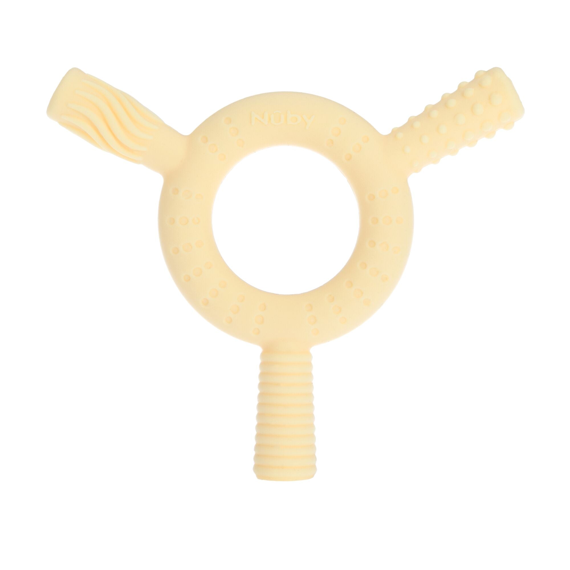Hollow Sensory Tube Teethers | Green/Yellow (T28W)