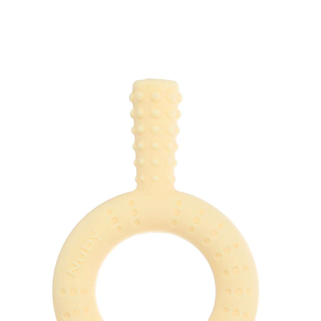 Hollow Sensory Tube Teethers | Green/Yellow (T28W)