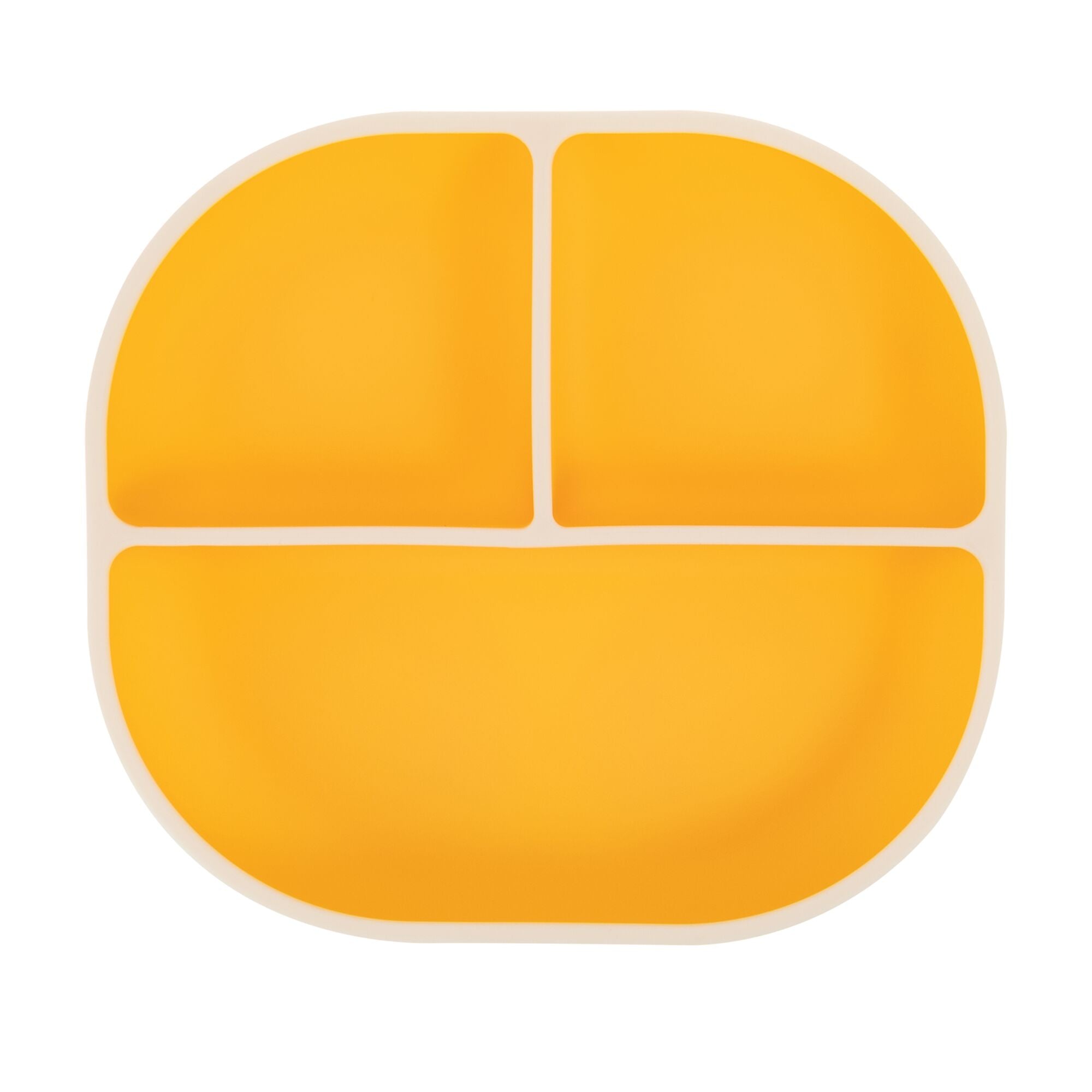 Rectangular Silicone Suction Plate (2 Pack) | Yellow / Blue (6I97)