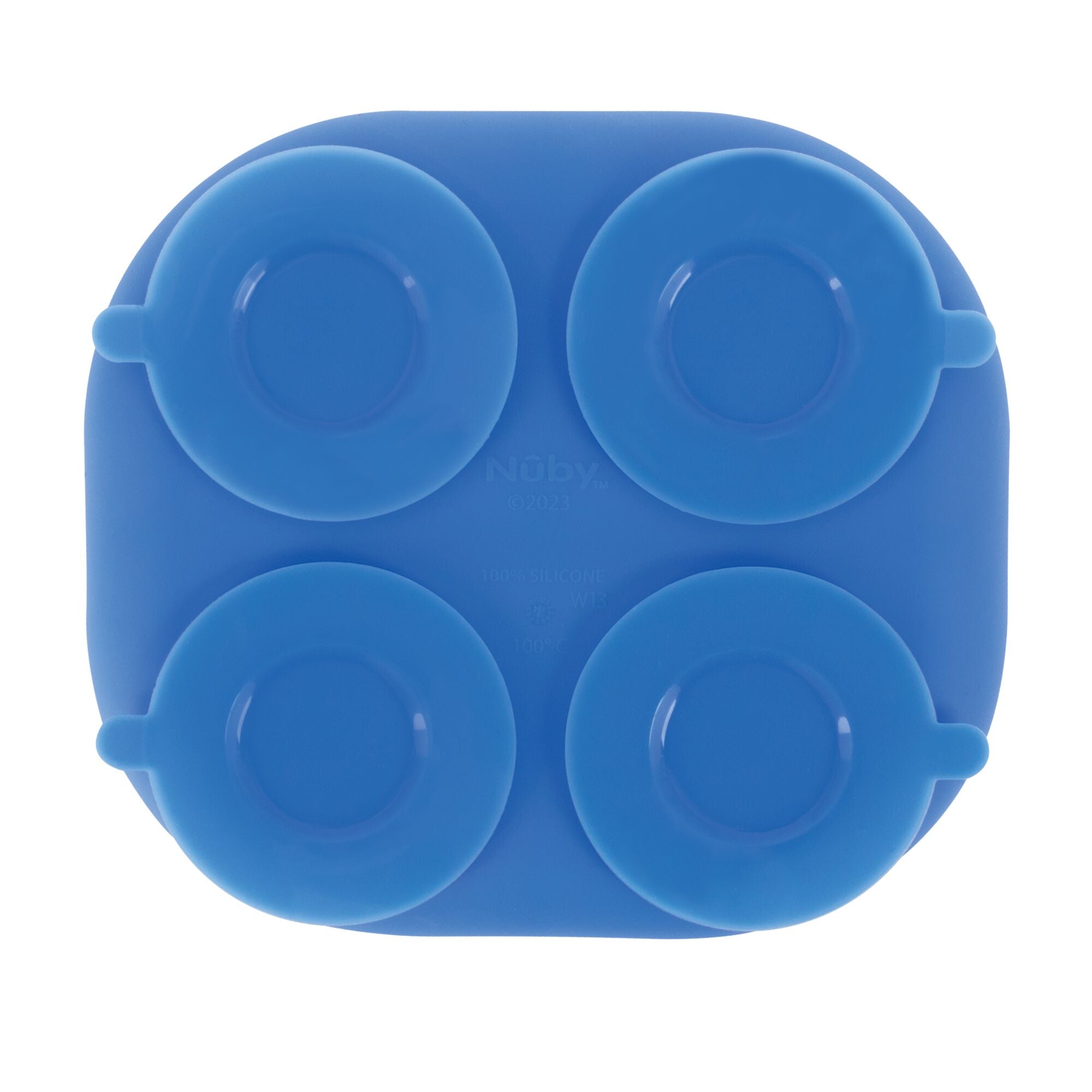 Rectangular Silicone Suction Plate (2 Pack) | Yellow / Blue (6I97)