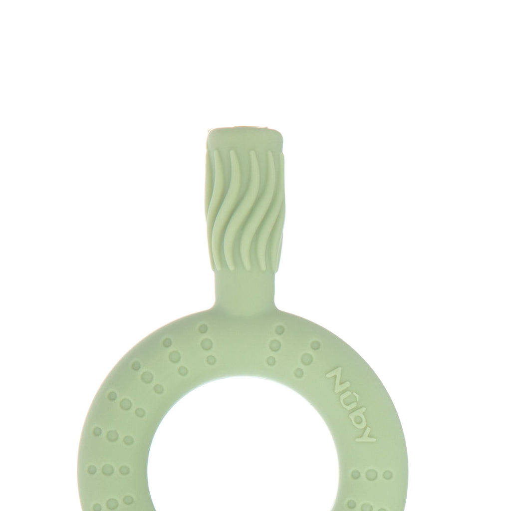 Hollow Sensory Tube Teethers | Green/Blue (5ATQ)