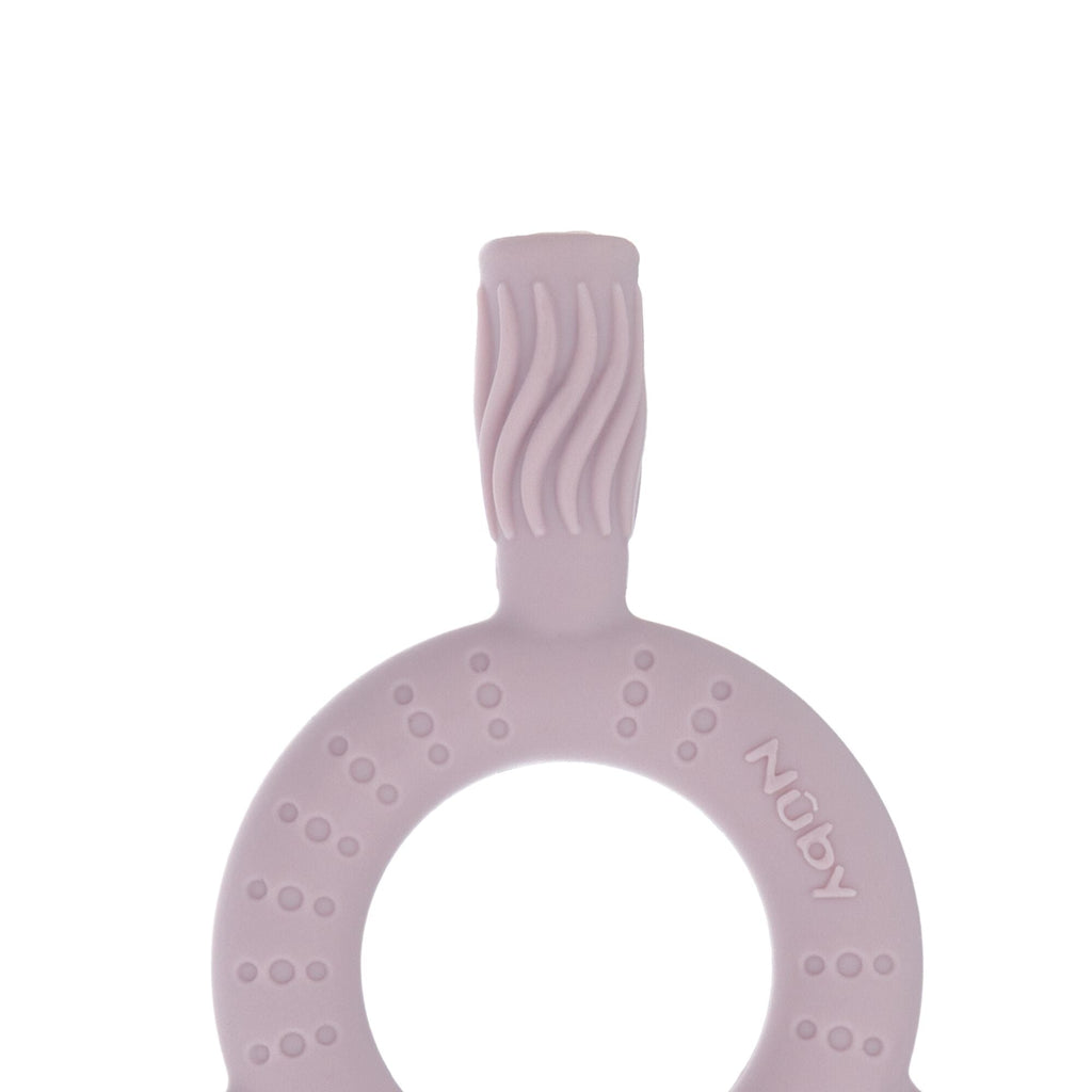 Hollow Sensory Tube Teethers | Pink/Plum (90I7)