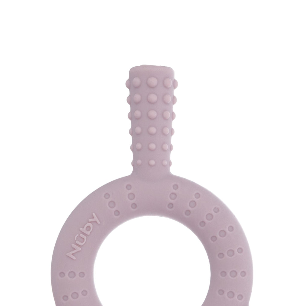 Hollow Sensory Tube Teethers | Pink/Plum (90I7)