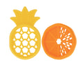 Silicone Mini Teethers (2 Pack) | Orange & Pineapple (O3WB)