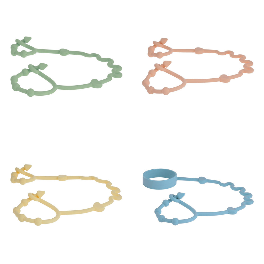 Pacifier & Bottle Bungee Set (4 Pack) (90HR)
