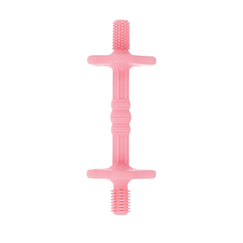 Hollow Sensory Tube Teethers | Pink/Plum (90I7)