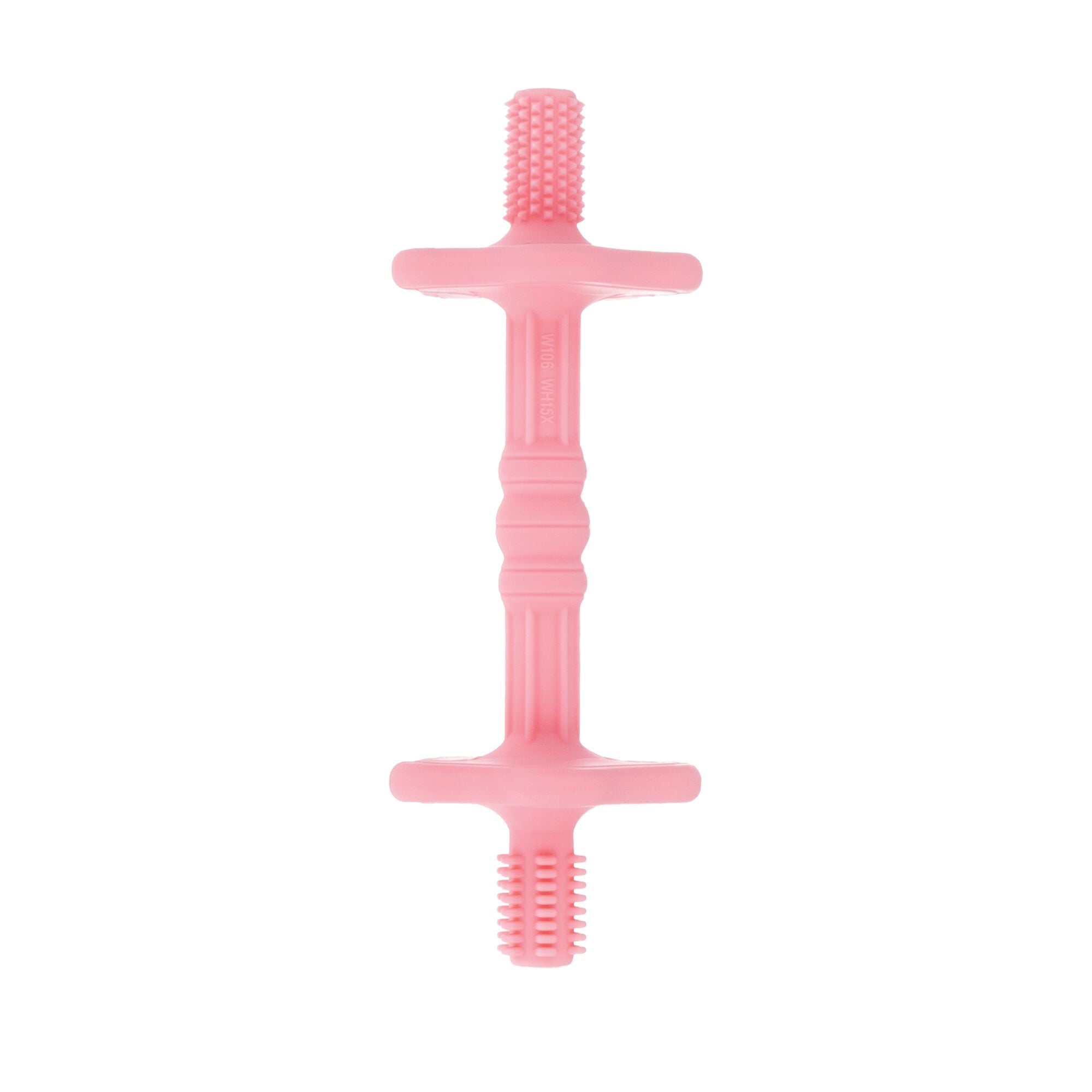 Hollow Sensory Tube Teethers | Pink/Plum (90I7)