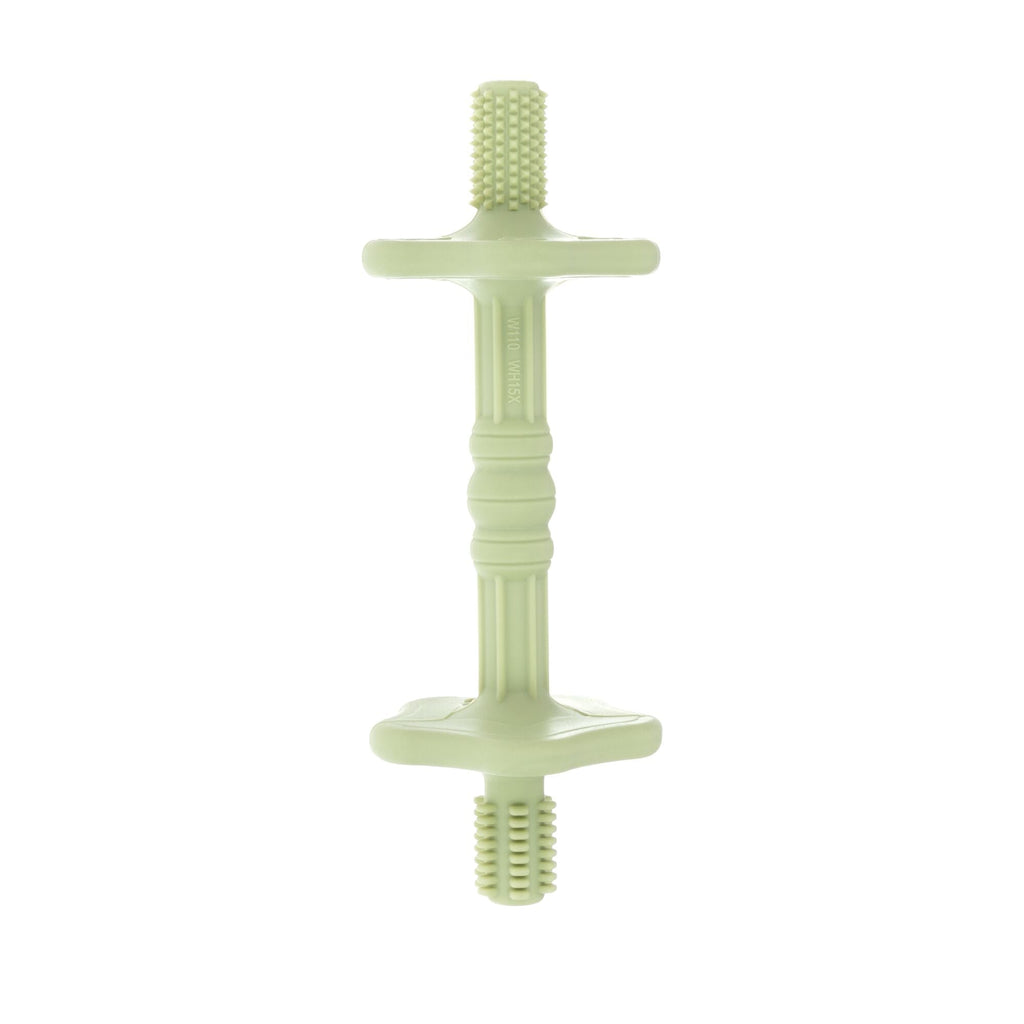 Hollow Sensory Tube Teethers | Green/Yellow (T28W)