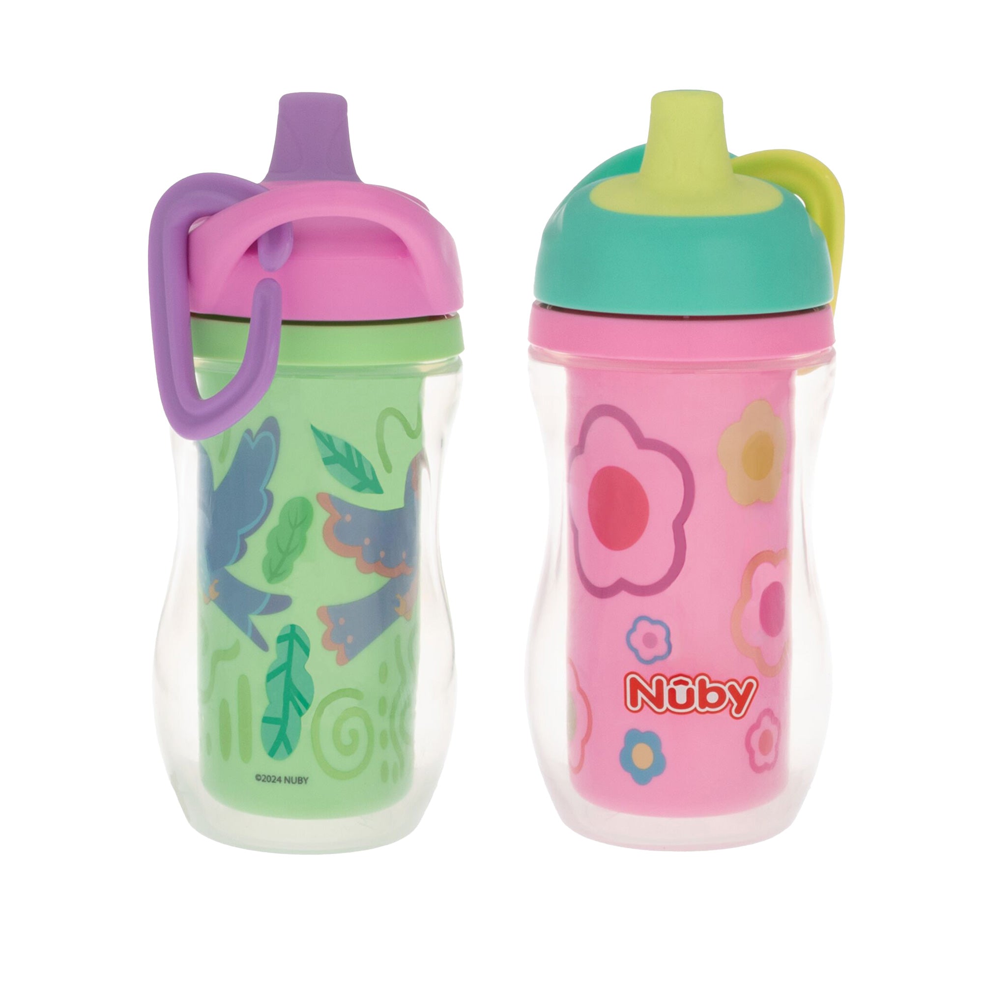 Active Sipper Insulated Cup | Green & Pink (2ZK6)