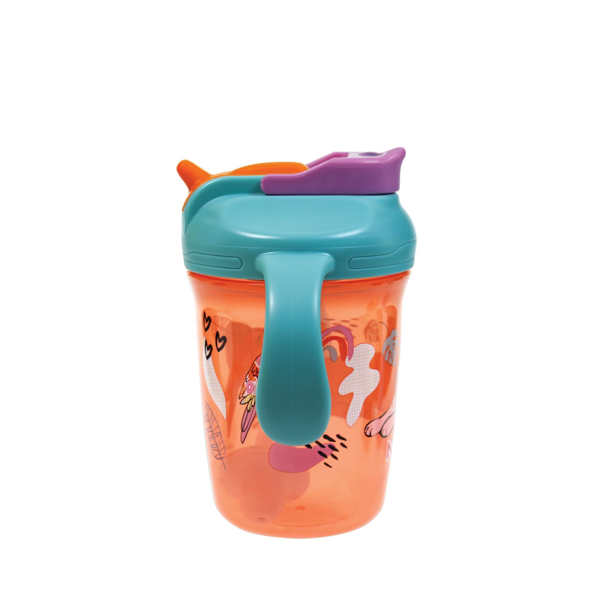 2-in-1 Toddler Cup (2 Pack) | Tiger & Rainbows (G41T)