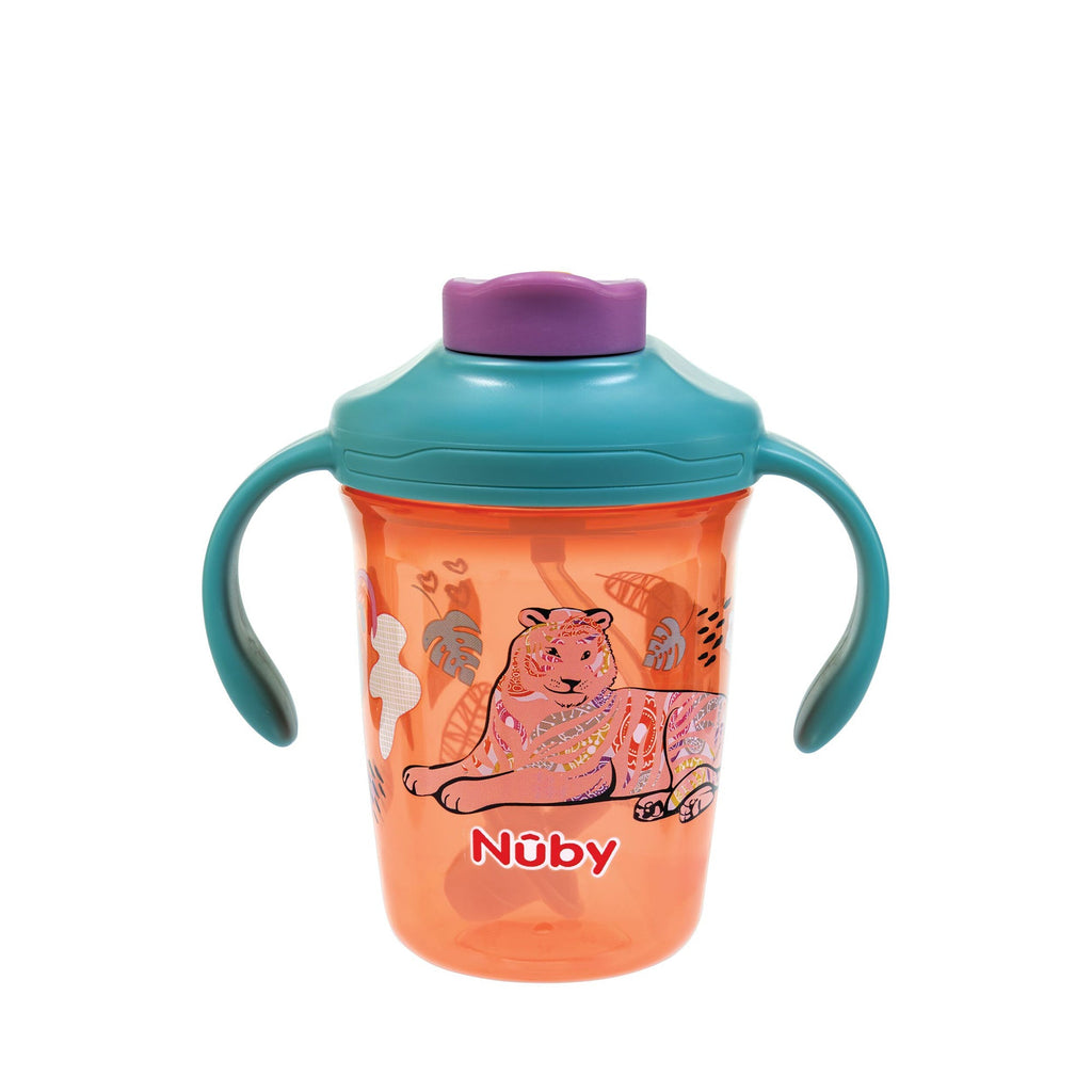 2-in-1 Toddler Cup (2 Pack) | Tiger & Rainbows (G41T)
