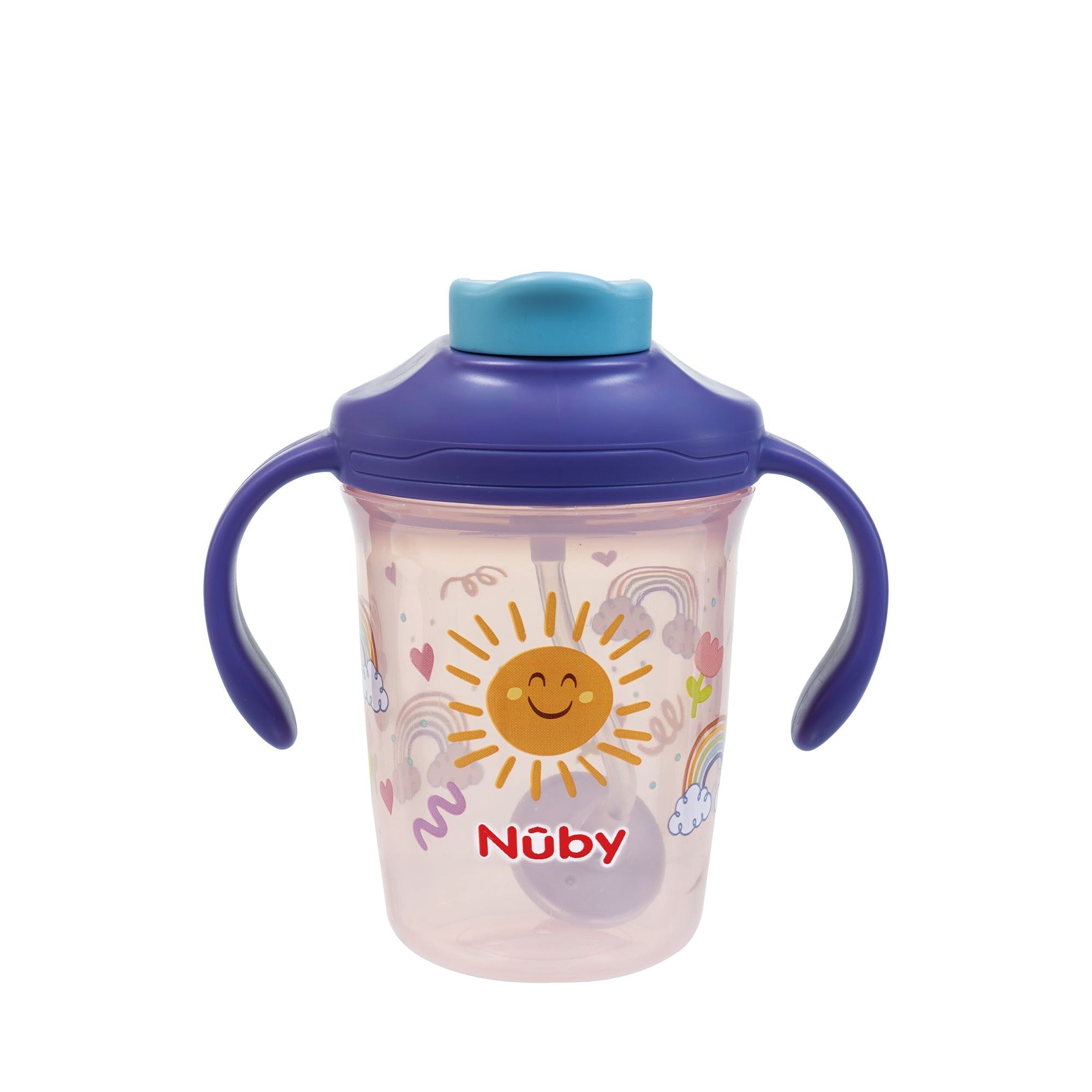 2-in-1 Toddler Cup (2 Pack) | Tiger & Rainbows (G41T)