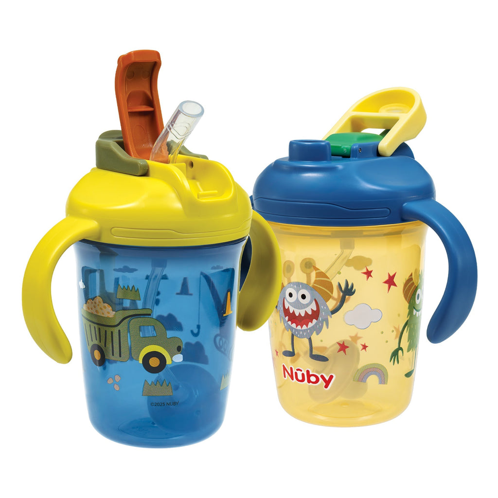 2-in-1 Toddler Cup (2 Pack) | Tractors & Monsters (OFR2)