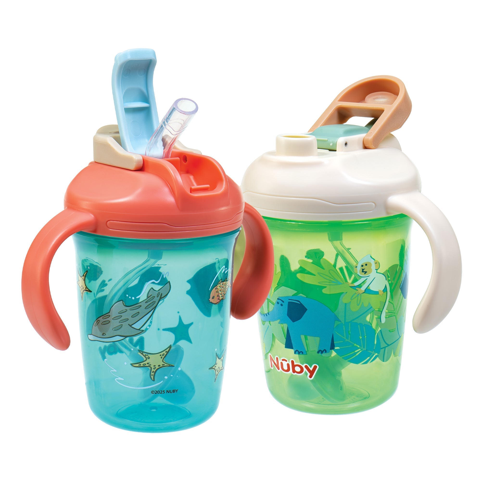 2-in-1 Toddler Cup (2 Pack) | Jungle & Ocean (ZVWL)