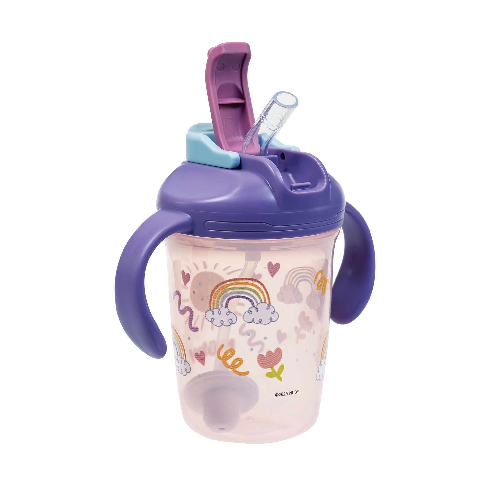 2-in-1 Toddler Cup (2 Pack) | Tiger & Rainbows (G41T)