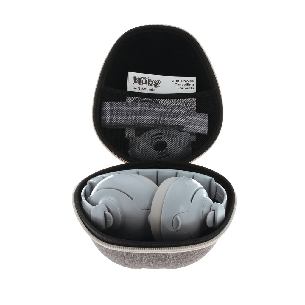 Soft Sounds 2-in-1 Noise Cancelling Earmuffs | Grey (FZI0)